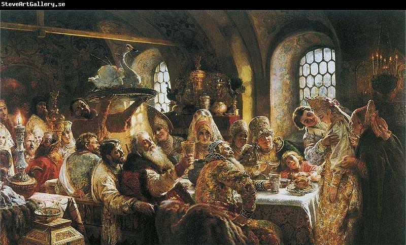 Konstantin Makovsky Boyar wedding feast